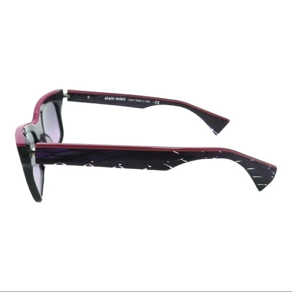 Alain MIKLI SUNGLASSES Women’s VIOLET DIAMOND / VIOLET GREY GRAD - Picture 3 of 10